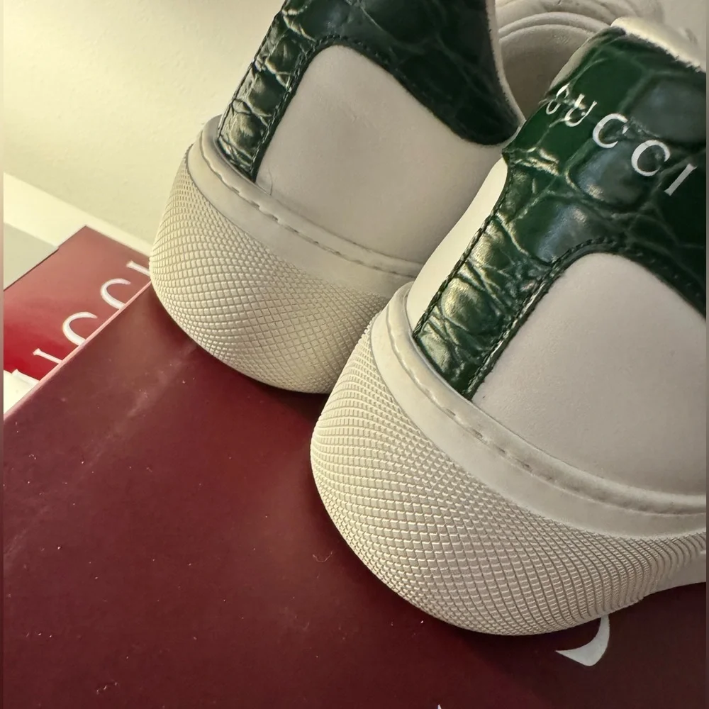 GUCCI Ace Women Platform Sneaker with Web - AUTHENTIC - Picture 5 of 14